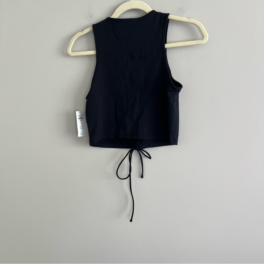 NEW Abercrombie & Fitch Lace Up Seamless Fabric Scuba Tank Top Women’s Small - Picture 6 of 6